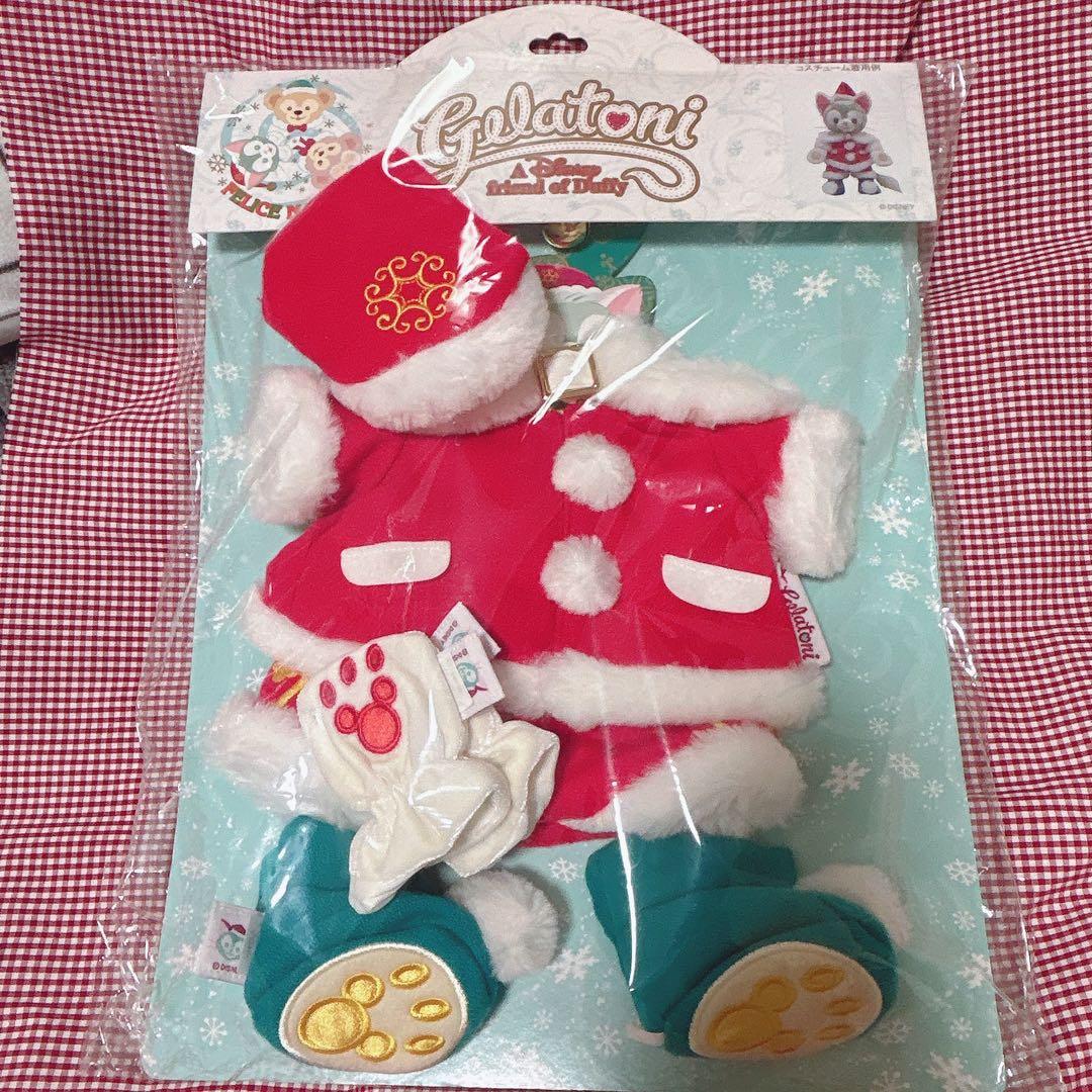 【新品.台紙付き】☆ディズニーシー☆ジェラトーニ　サンタクリスマスコスチューム☆