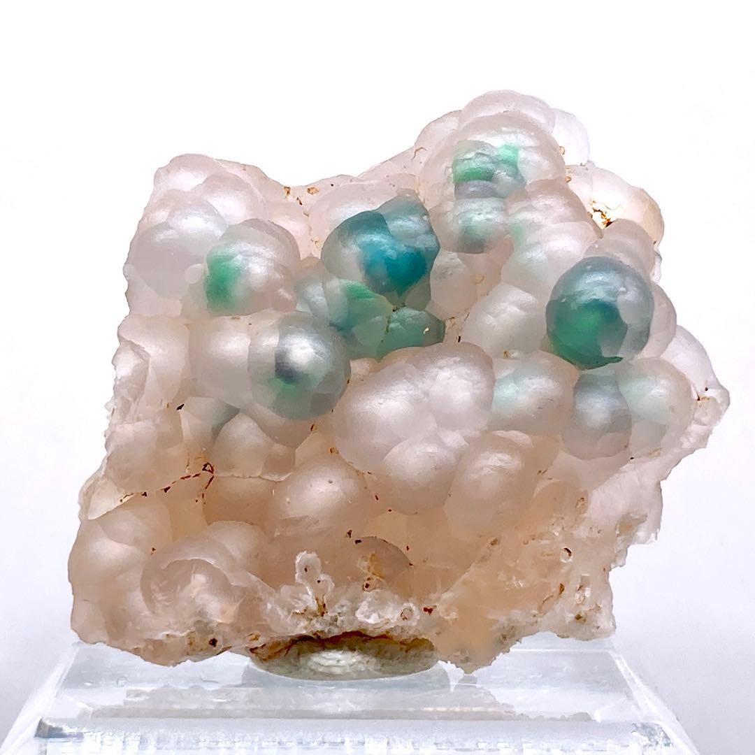 ぴ*ぴ様 『2022年発見』 クリソコラインカルセドニー　原石　鉱物標本　天然石