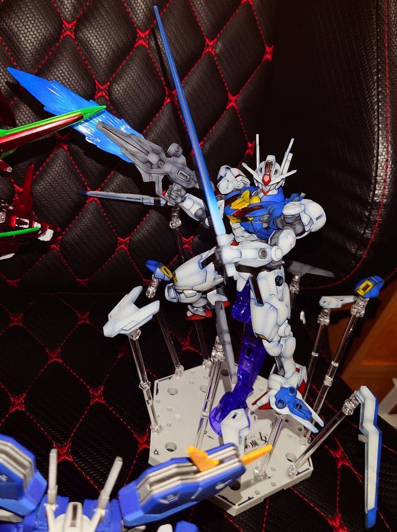 機動戦士ガンダム 水星の魔女 塗装済 プラモデル3体 エアリアル ダリルバルデ