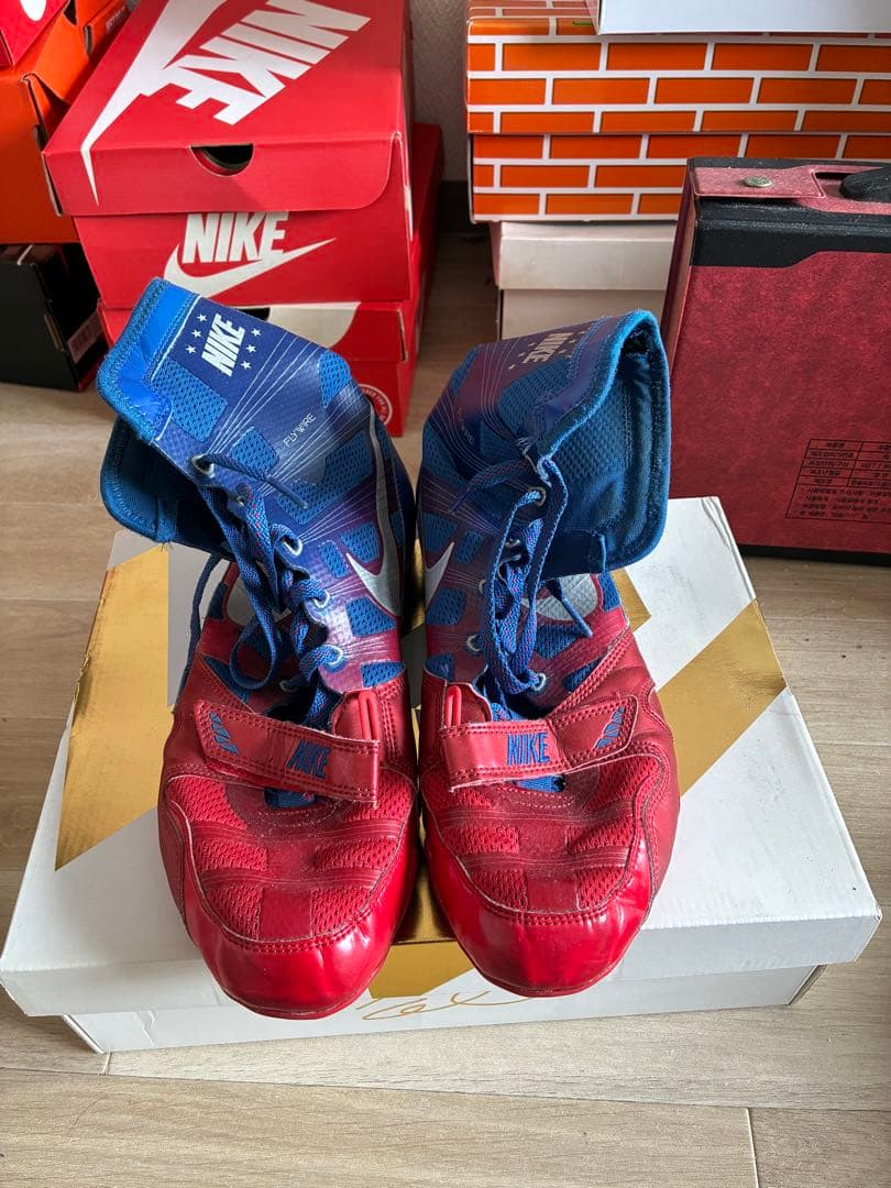Nike ボクシングシューズ レッド/ブルー