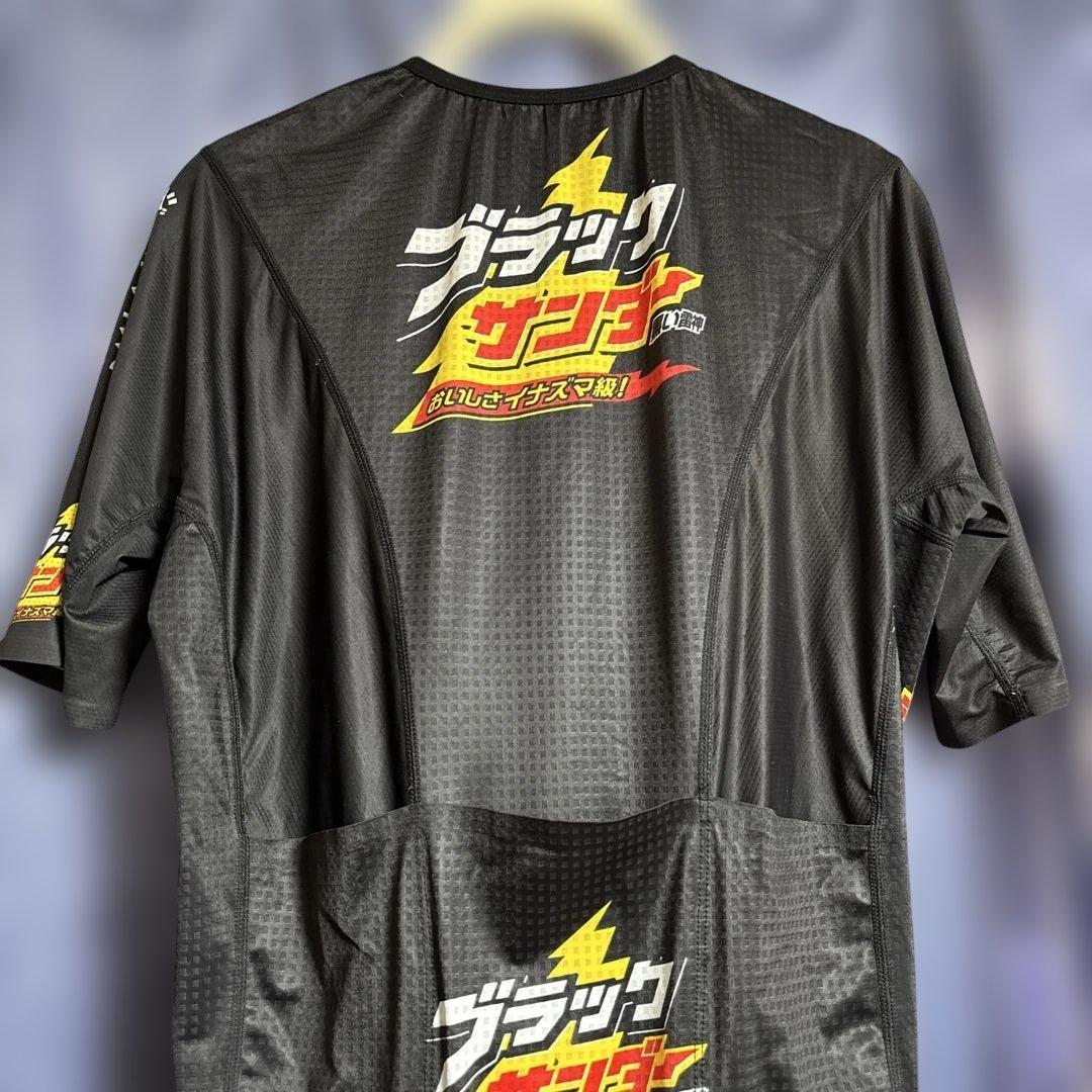 「ブラックサンダー」半袖エアロワンピースXL