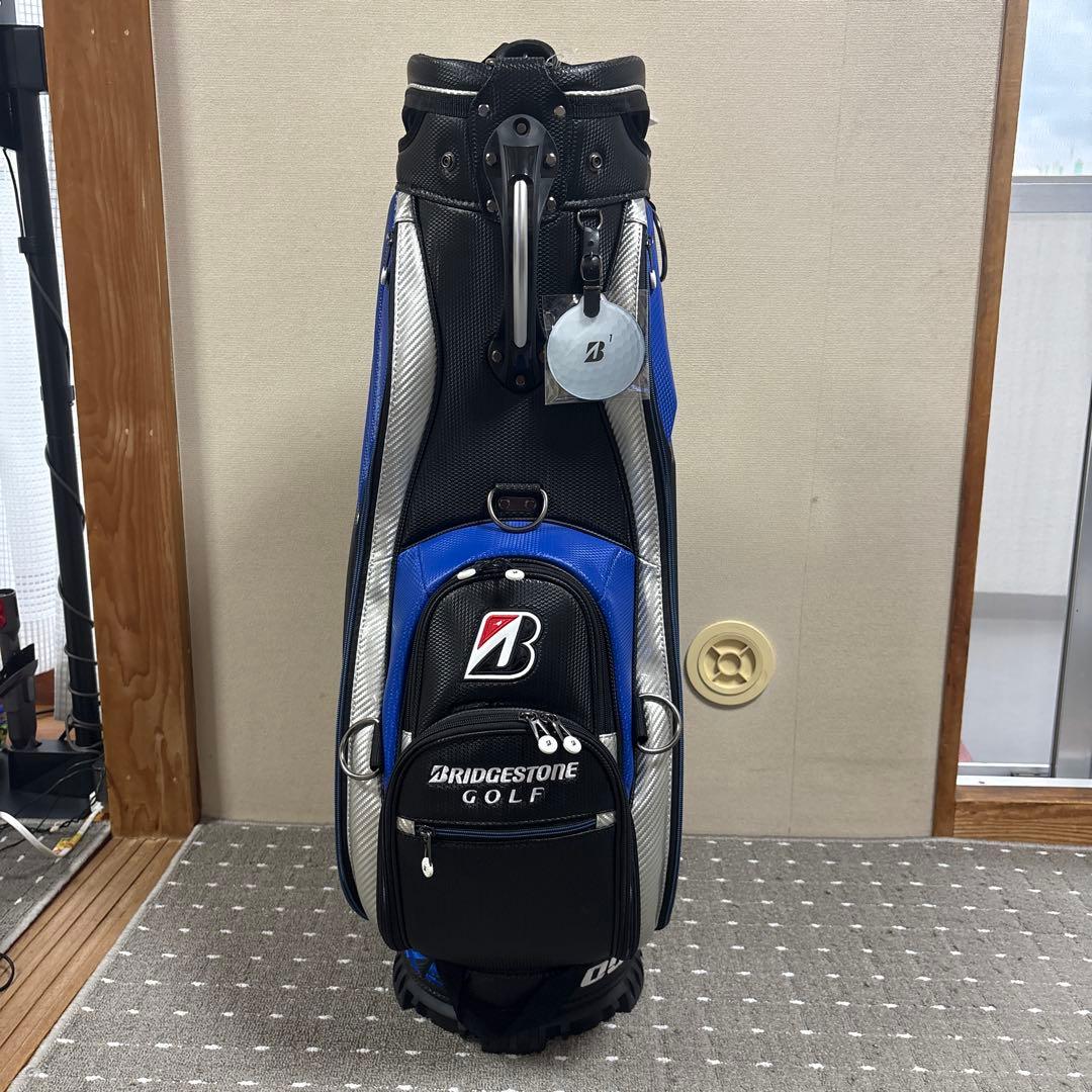 BRIDGESTONE GOLF キャディバッグ 青黒