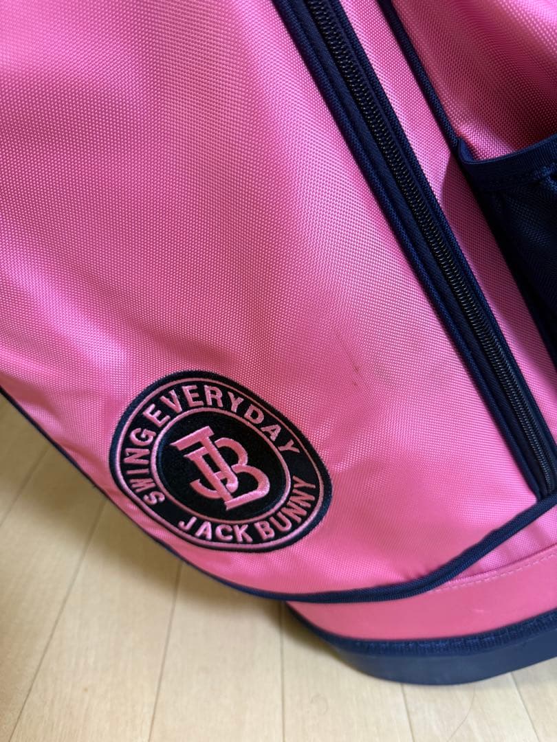 JACK BUNNY スタンドゴルフバッグ ピンク　使用感あり
