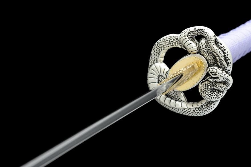 【白蛇】 日本刀 模造刀 居合刀 斬馬刀 龍泉剣 清剣 唐刀 漢剣