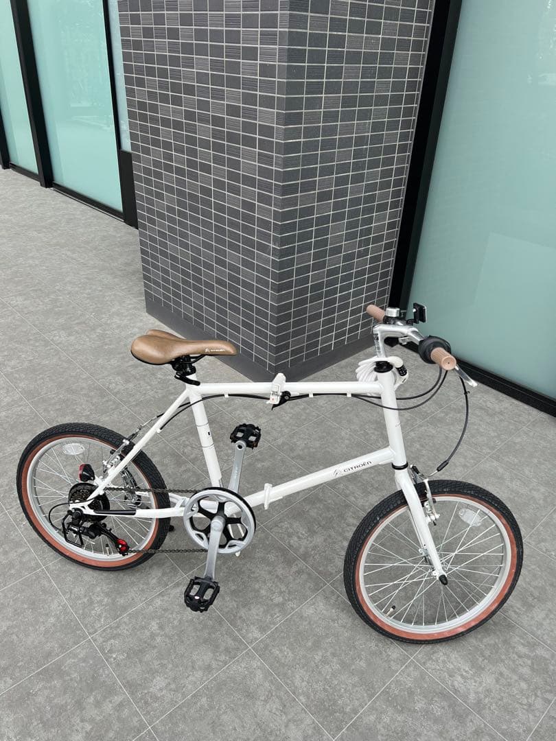 CITROËN 折りたたみ自転車 ホワイト