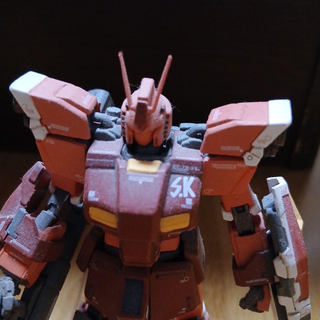 ガンダムgff赤いロボットフィギュア 2体セット