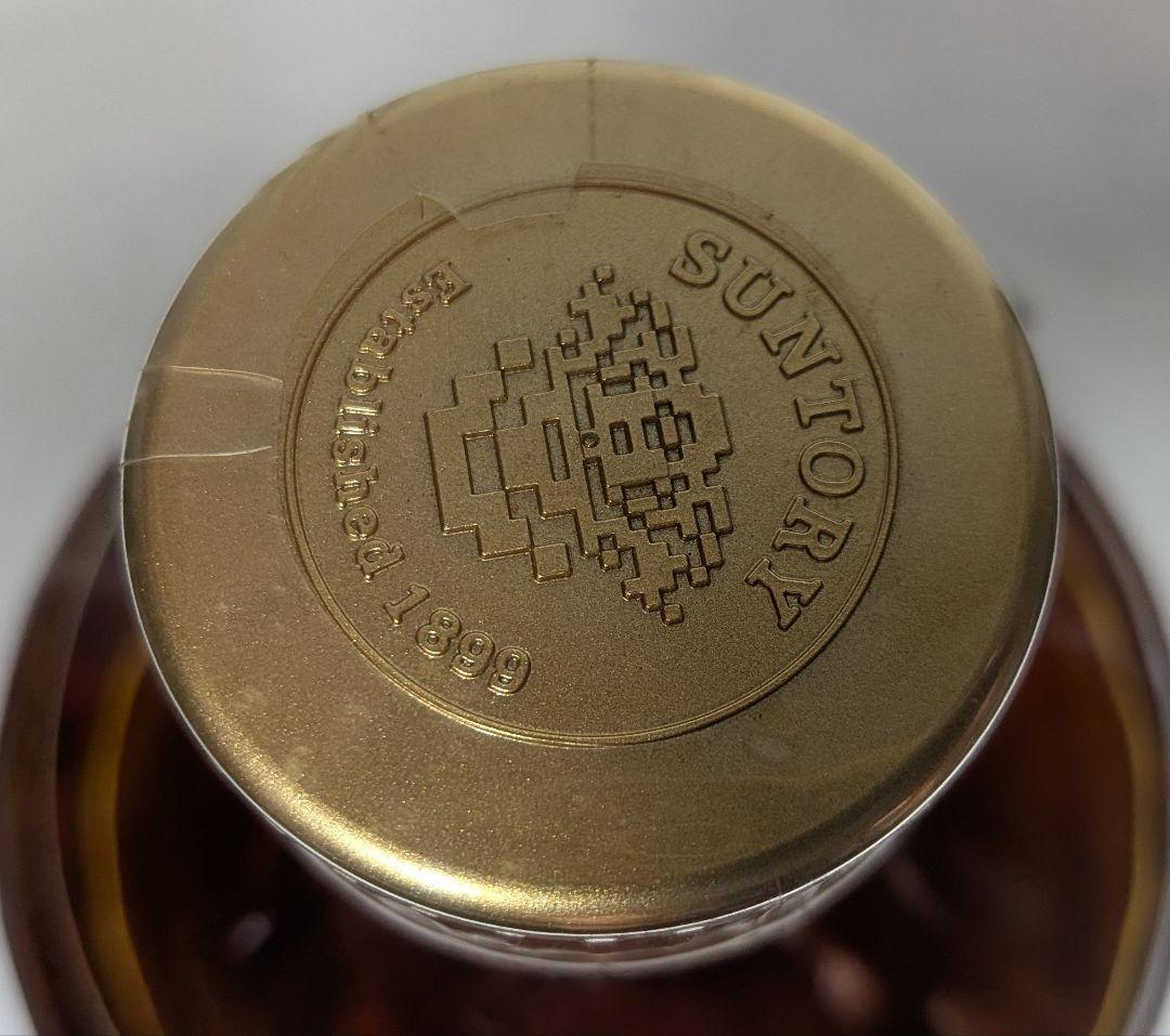 SUNTORY響ウイスキ- 旧ボトル　裏金ラベル　金キャップ響700ml 43%