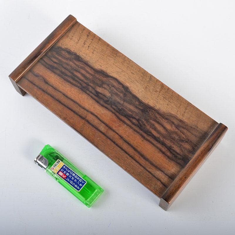 天然黒柿製　飾台　香炉台　V　R4469