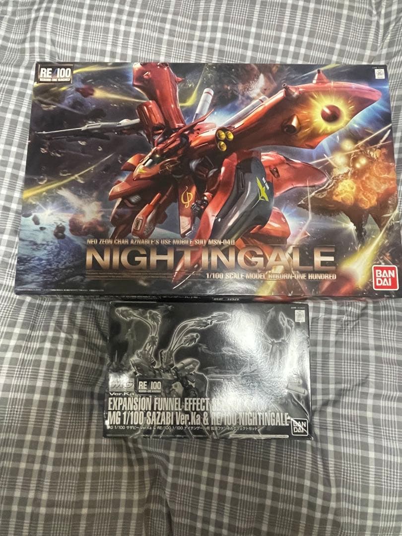 RE/100 MSN-04II ナイチンゲール　拡張ファンネルエフェクトセット