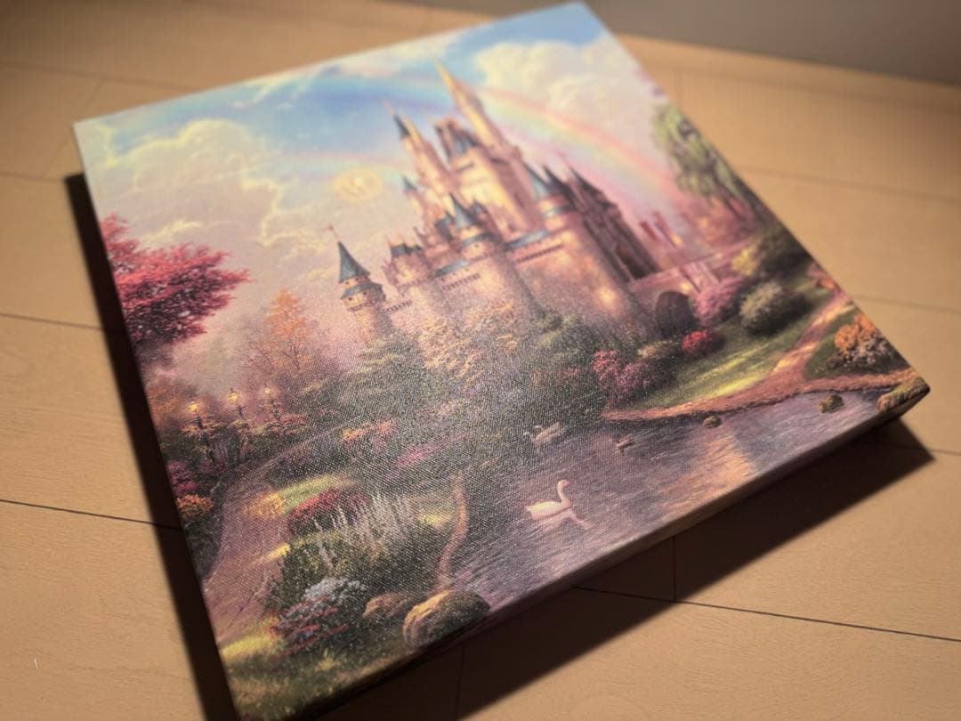 【正規品★カリフォルニアディズニー購入品】 シンデレラ城 キャンバスアート