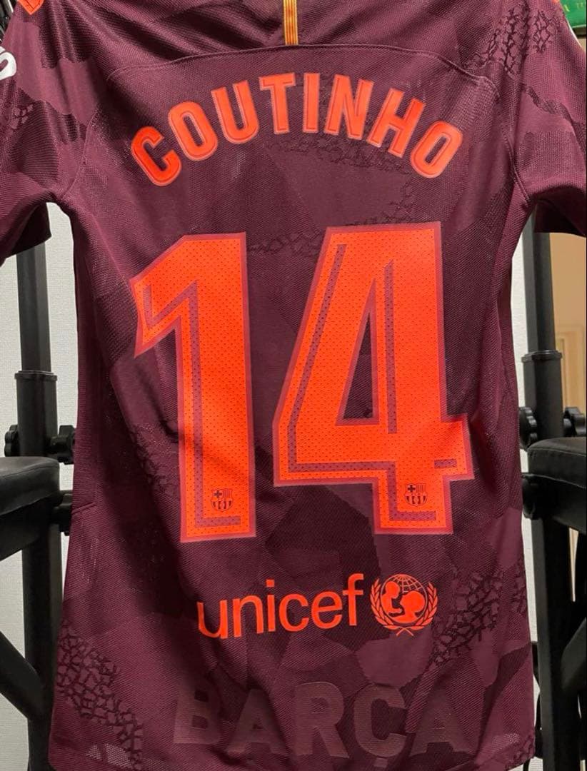 佐*空様 正規品コウチーニョ17-18バルセロナ14番オーセンティックユニフォー