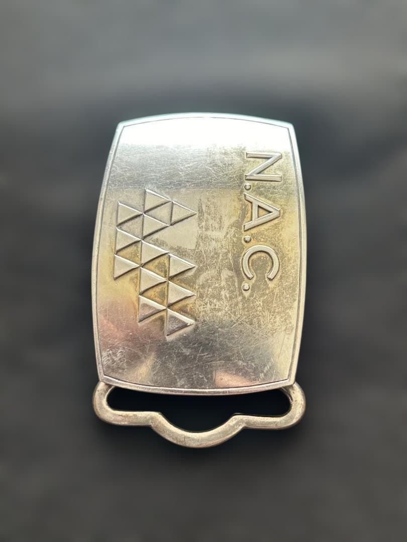 銀製　SILVER シルバーバックルNAC浪花釣友會24g