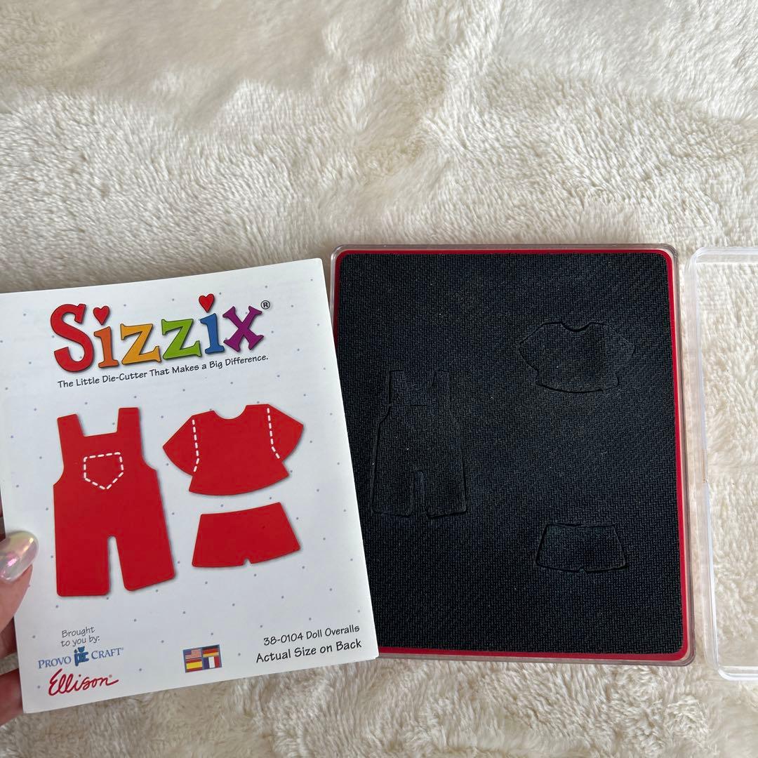 Sizzix シジックス カッティングダイ 人型 髪型 洋服