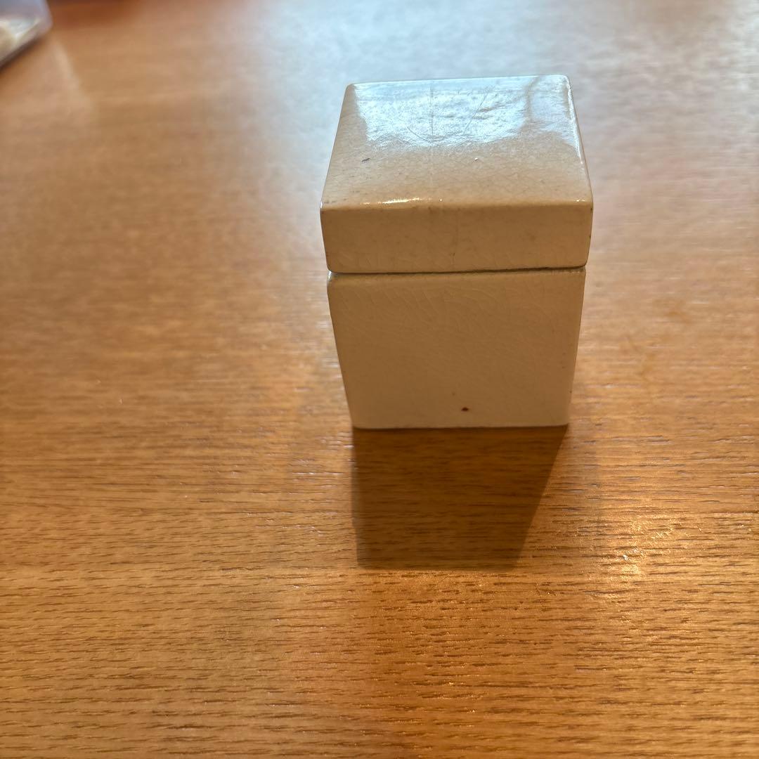 パピリオ　陶器　瓶　古道具　レトロ　アンティーク　佐野繁次郎　化粧瓶　当時もの