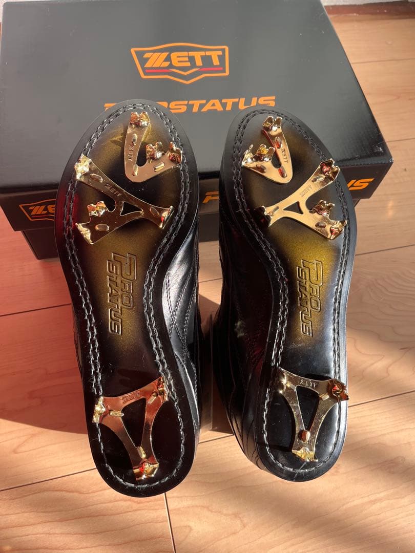 新品ZETT プロステイタス 野球スパイク 革底 27.0 品番：BSR3926