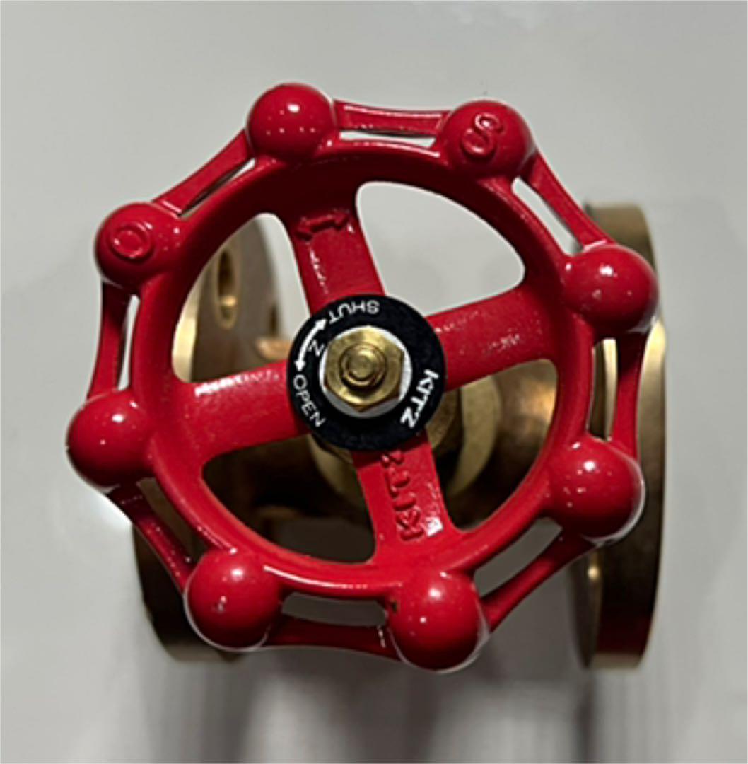 【新品 未使用】KITZキッツ10Ｋ-3/4 1個　ゲートバルブ青銅 　砲金