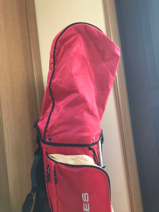 パーリーゲイツ　キャディーバッグ　赤