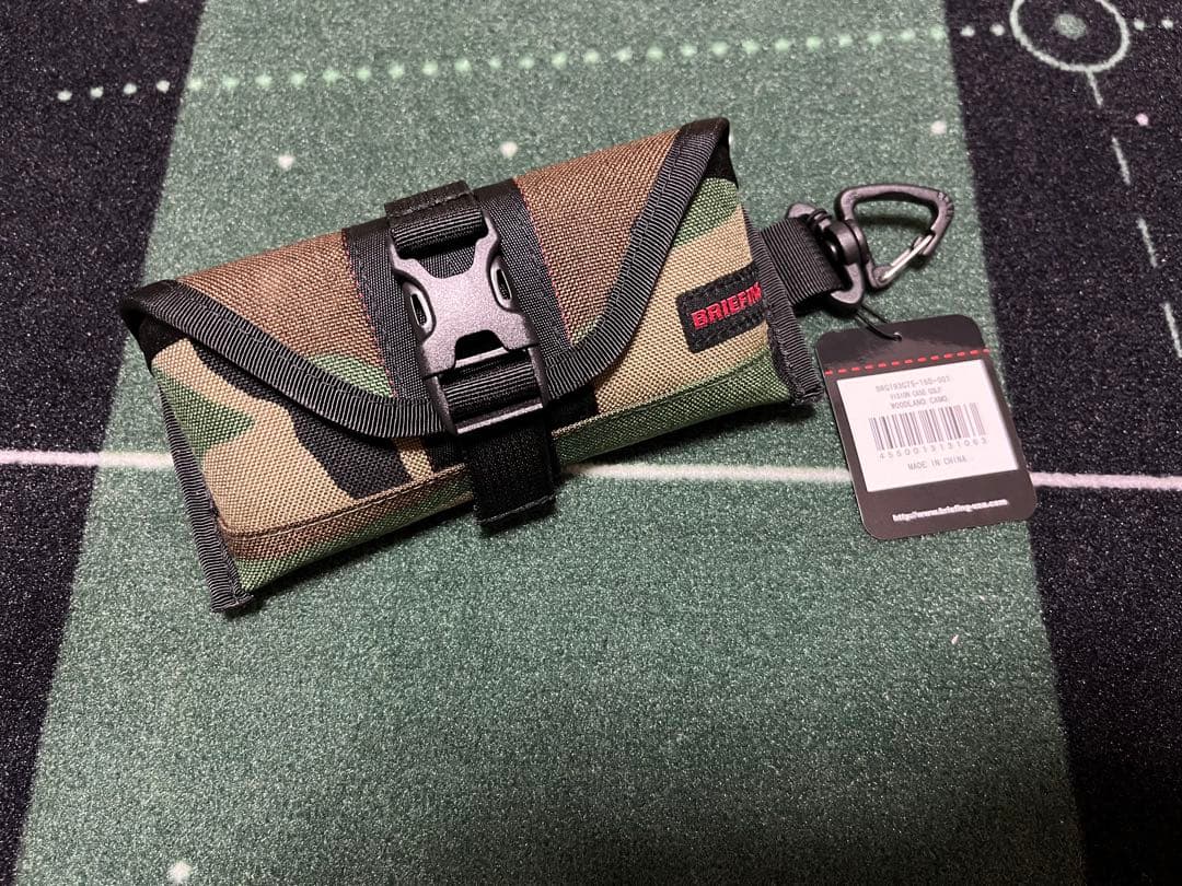 ブリーフィング　サングラスケース　ウッドランドカモ柄　ゴルフ