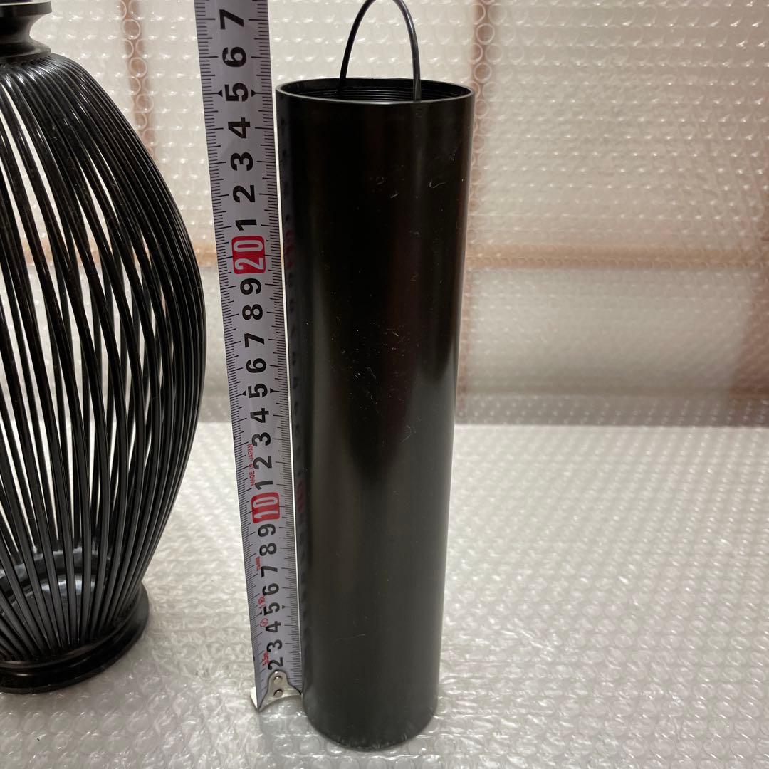 鋳銅 透花瓶 登鴻 透籠式 花瓶