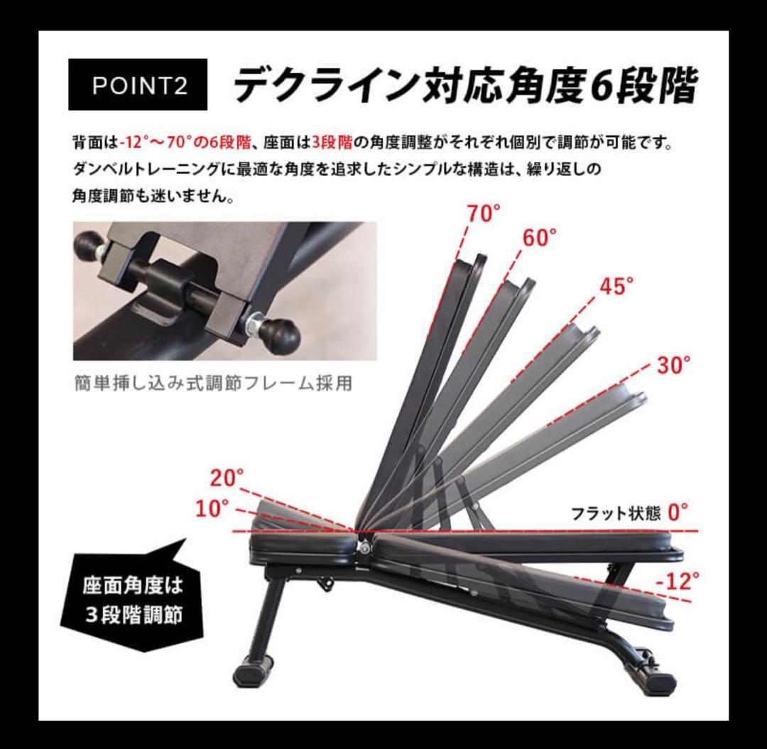 LEADING EDGE LE-B80フラット・インクラインベンチ 黒