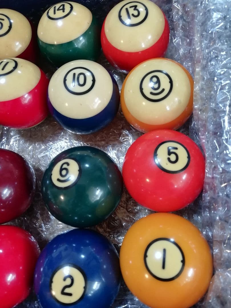 ビリヤードボール　セット！レトロ！
