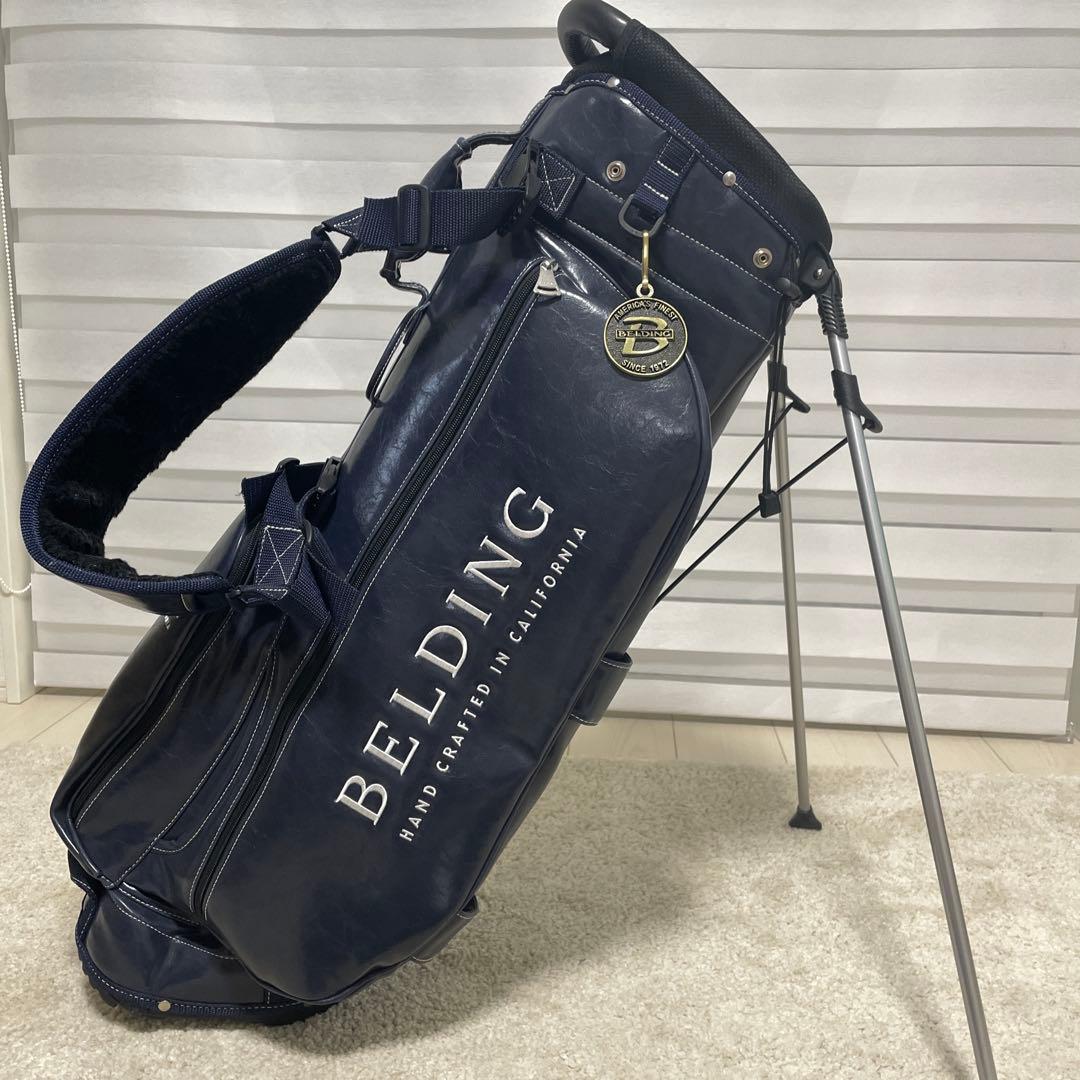 KOZOBELDING ネイビー キャディバッグ スタンド付き