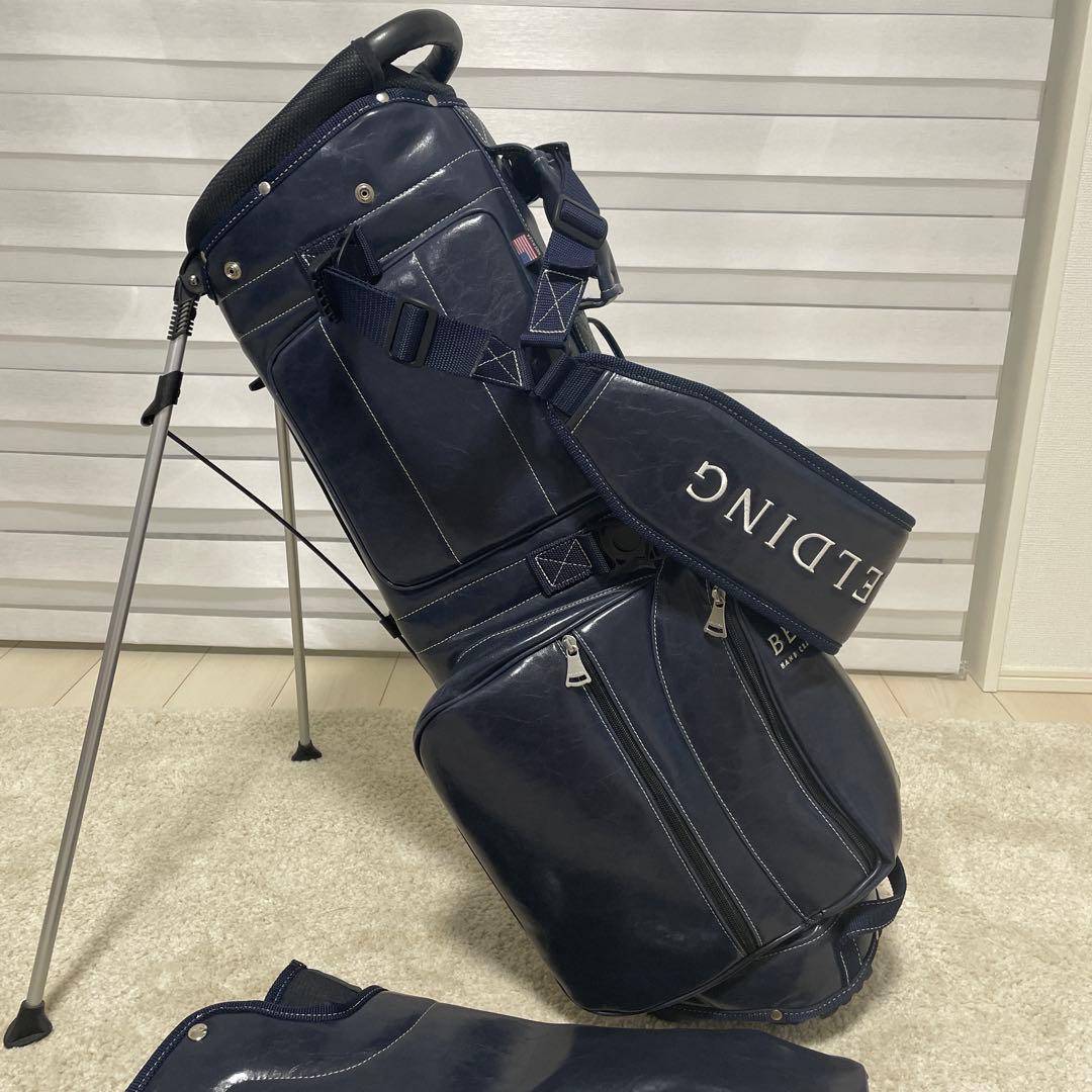 KOZOBELDING ネイビー キャディバッグ スタンド付き