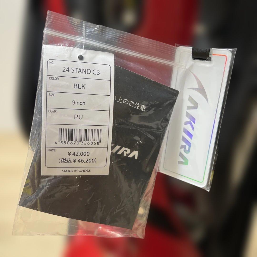 AKIRA キャディバッグ 黒/赤