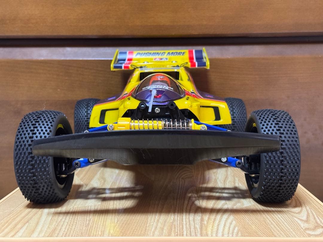 ほぼ新品未走行！タミヤサンダーショット4WDモーター・サーボ・ESC・OP装着車