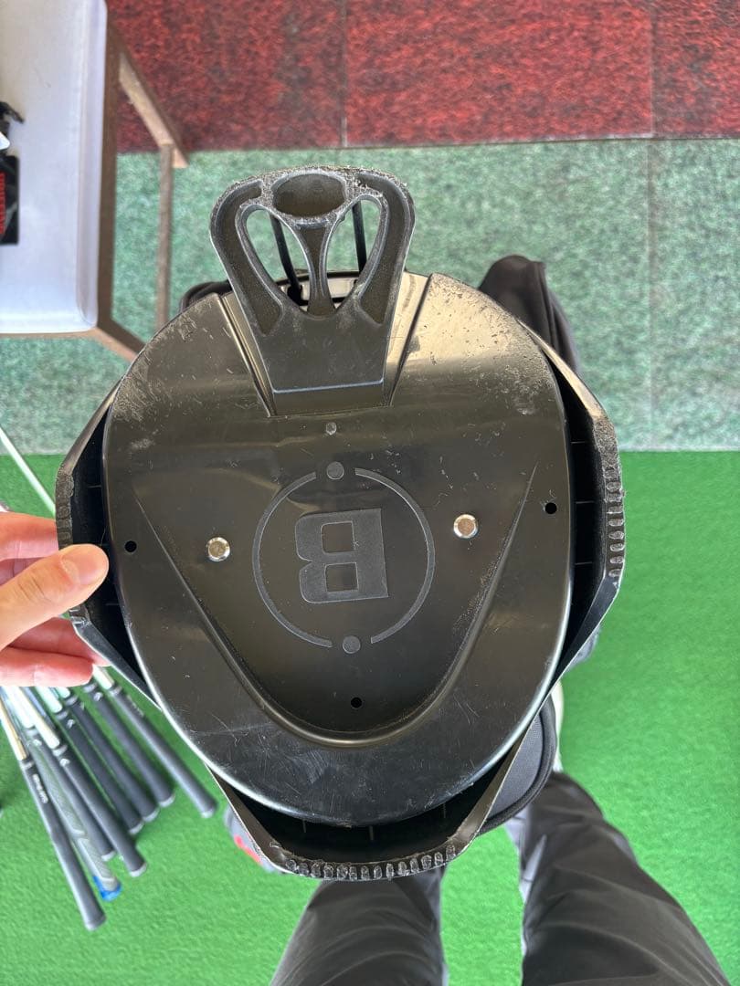 も*フ様 ツアーADコラボ　ブリーフィング CR-10 キャディ バッグ 黒　限