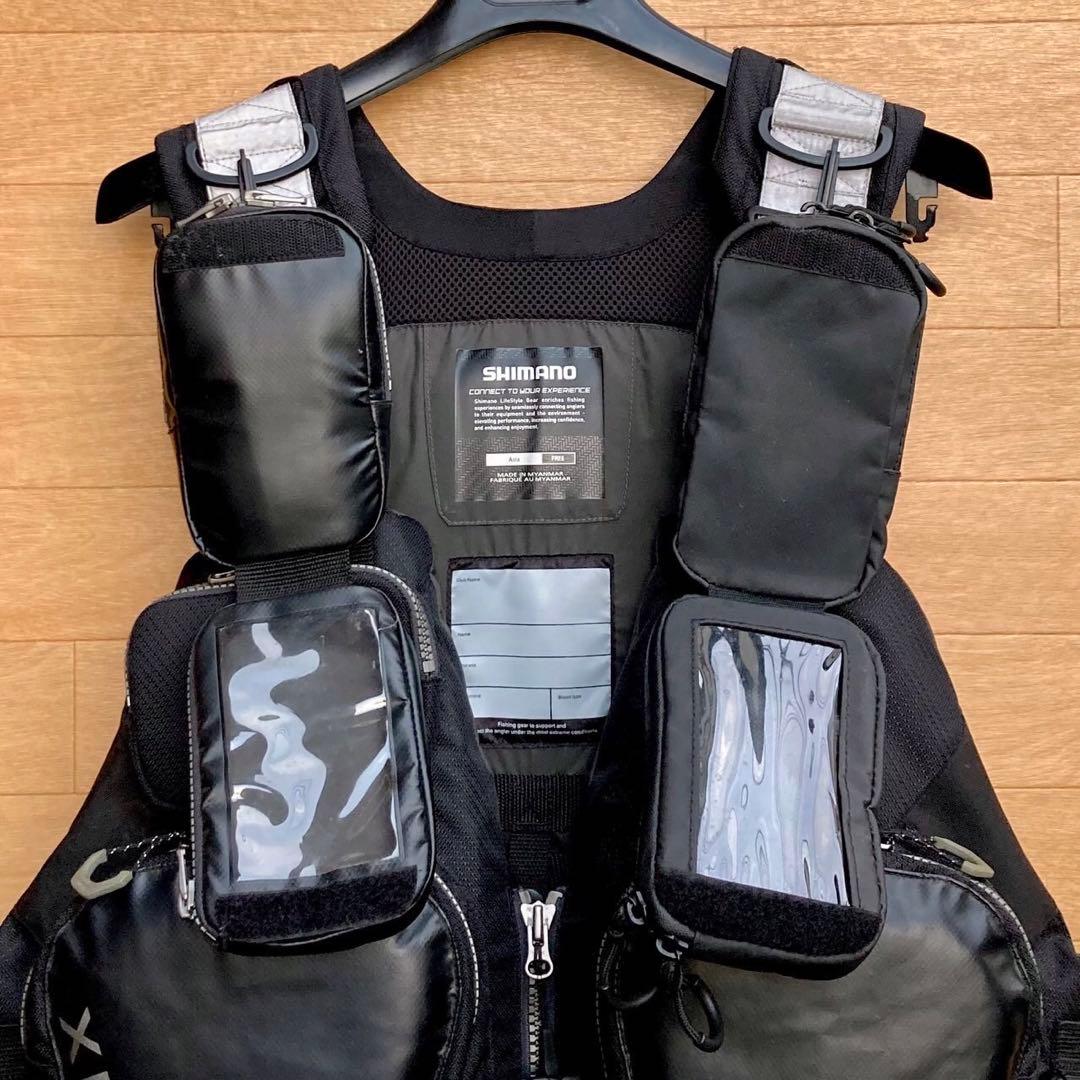 シマノ XEFO サーフトリッパーベスト フローティングベスト ダブルポーチ