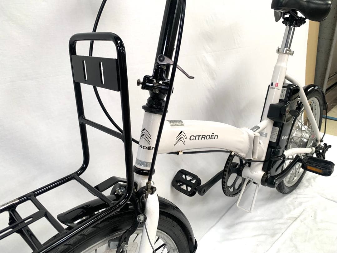 【即乘】送料無料CITROEN折り畳み電動アシスト自転車 20インチ 動作確認済