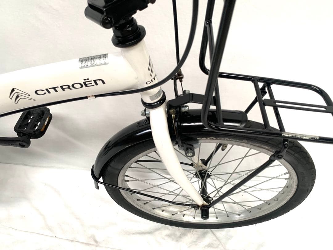 【即乘】送料無料CITROEN折り畳み電動アシスト自転車 20インチ 動作確認済