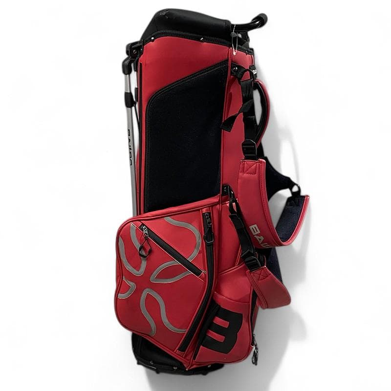 BALDO バルド スタンド付き キャディバッグ レッド ゴルフ 刺繍