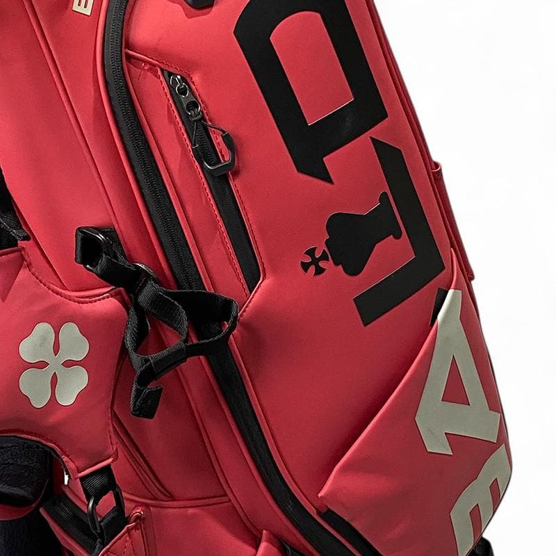 BALDO バルド スタンド付き キャディバッグ レッド ゴルフ 刺繍