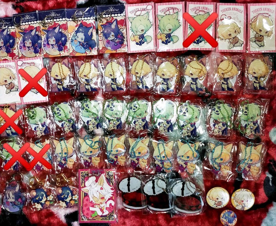 刀剣乱舞 夢ノ内 アクキー アクリルキーホルダー セット