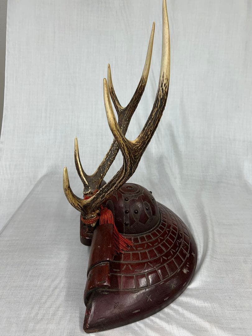 刀掛け 武具　二本掛け　日本刀　兜置物　刀掛　彫刻 刀装具 骨董品 古美術品