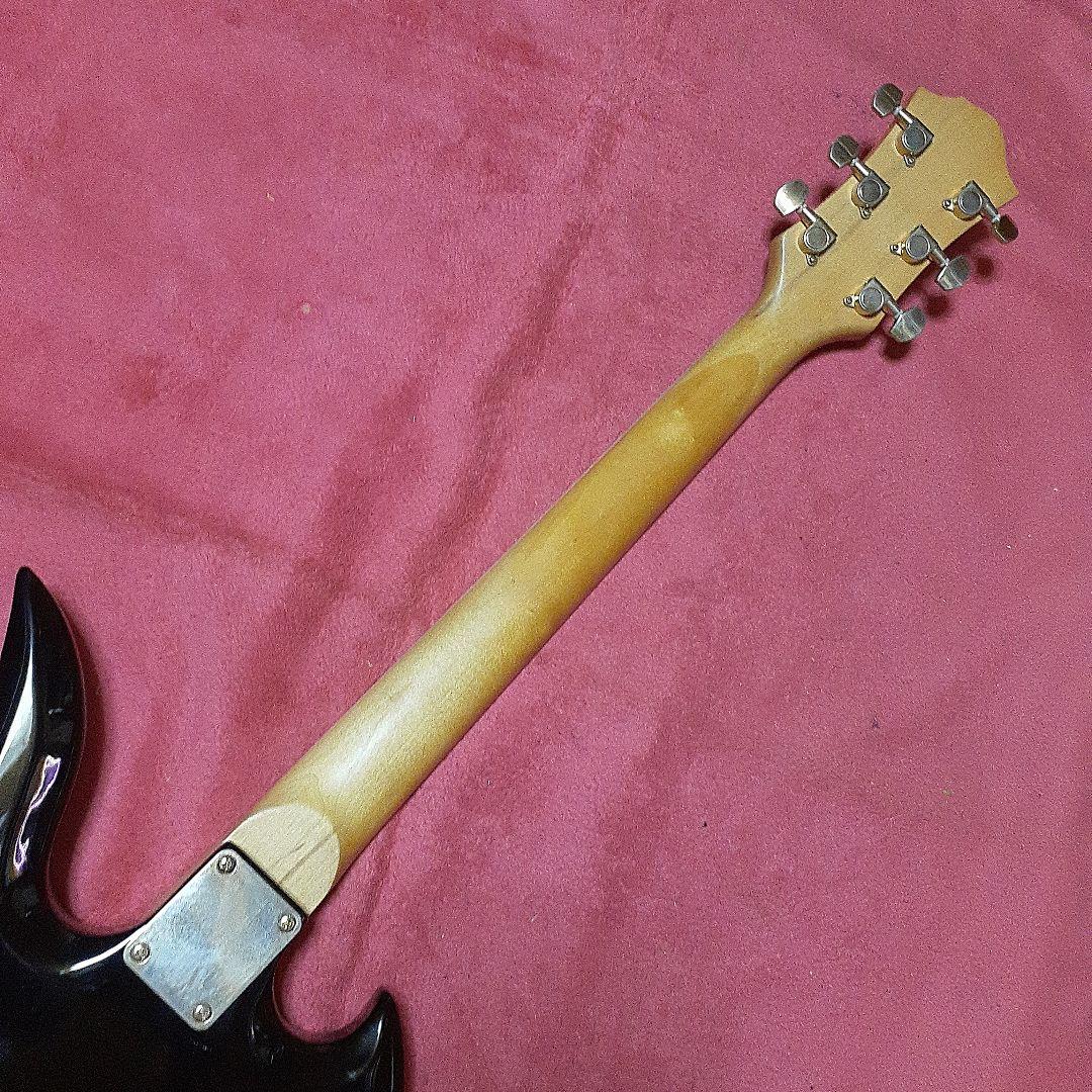 【良・美品】サイケペイント・hideモデル。MGモッキンバードエレキギター。