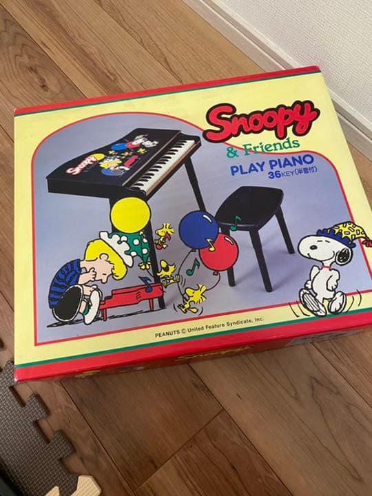 ビンテージ　スヌーピー　ピアノ