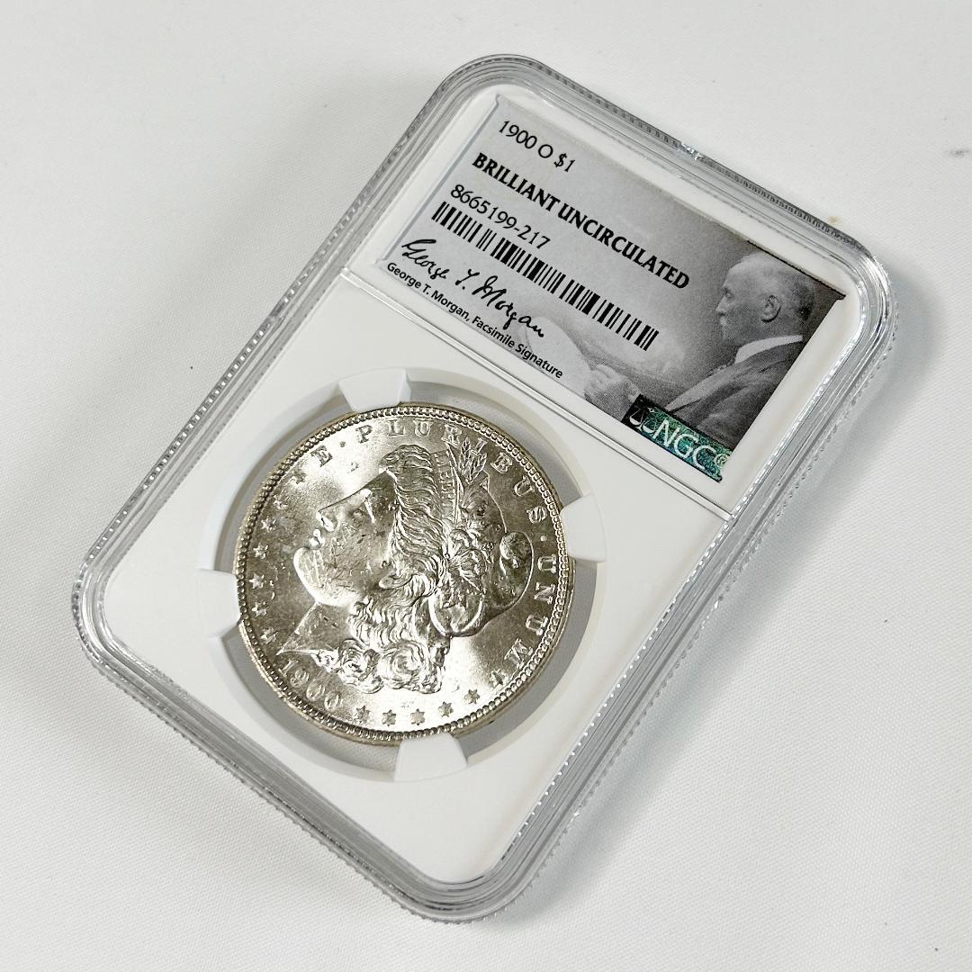 1900年 MORGAN SILVER $ アメリカNGC8665199-217