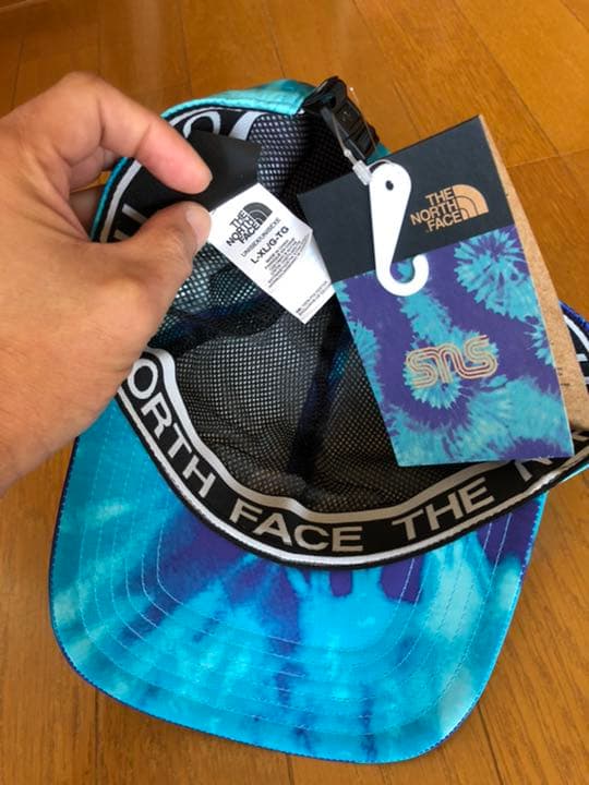 NORTHFACE ×SNS Cap エメラルドグリーン ナイロン