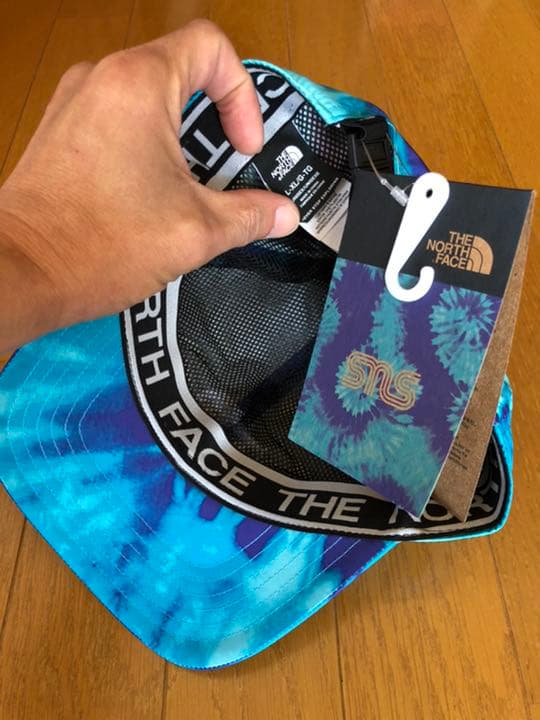 NORTHFACE ×SNS Cap エメラルドグリーン ナイロン