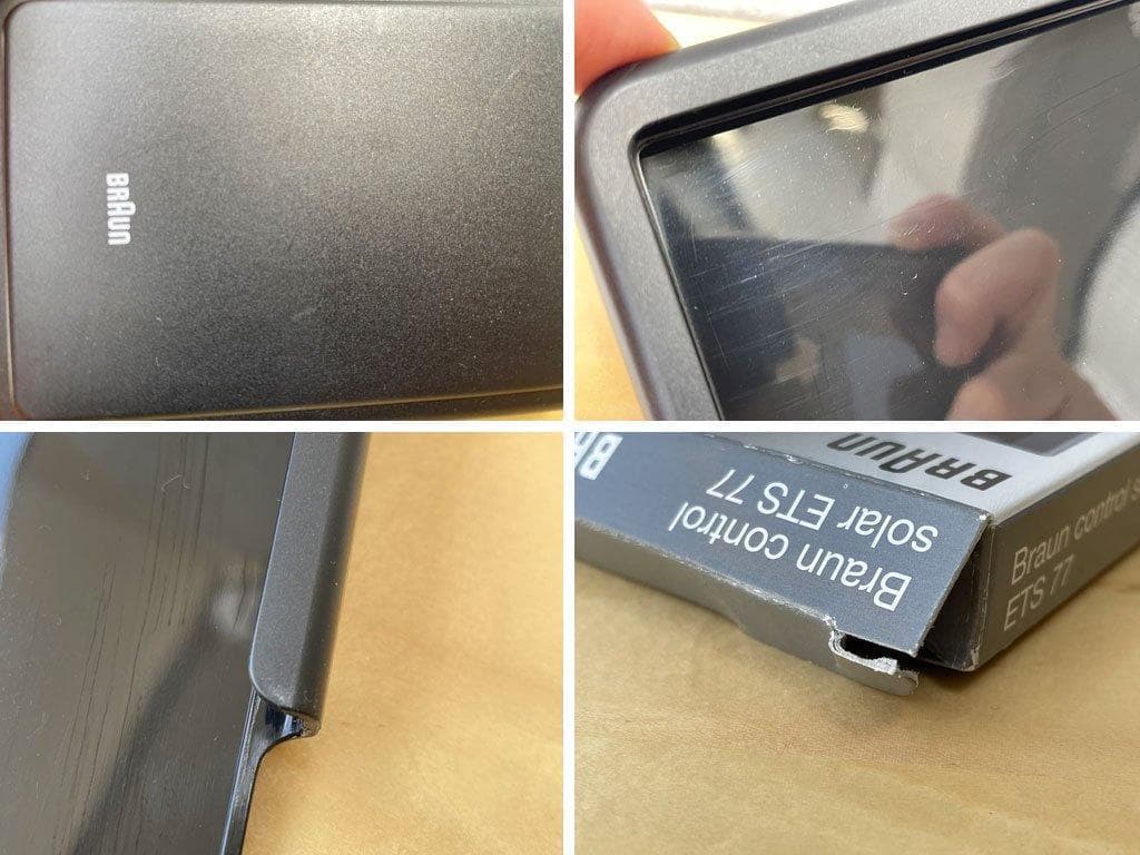 ブラウン BRAUN ソーラー電卓 ETS77 ブラック 廃番 テッドストック