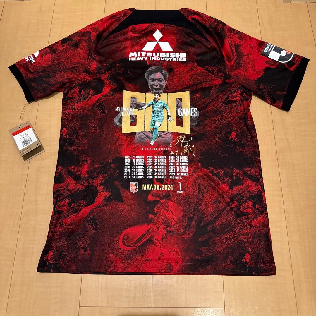 半額 新品 浦和レッズ 西川周作 J1 600試合 出場記念 ユニフォーム L