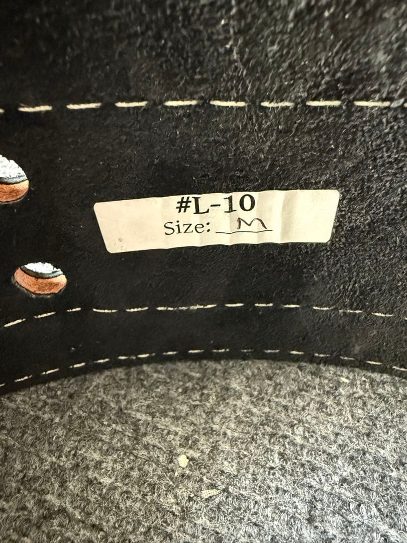 INZER フォーエバーレバーベルト 10mm（Mサイズ／ブラック） インザー