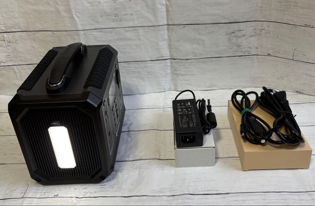 NinjaBatt ポータブル電源300Wキャンプ・車中泊・防災に最適｜付属品