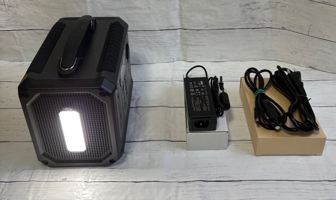 NinjaBatt ポータブル電源300Wキャンプ・車中泊・防災に最適｜付属品