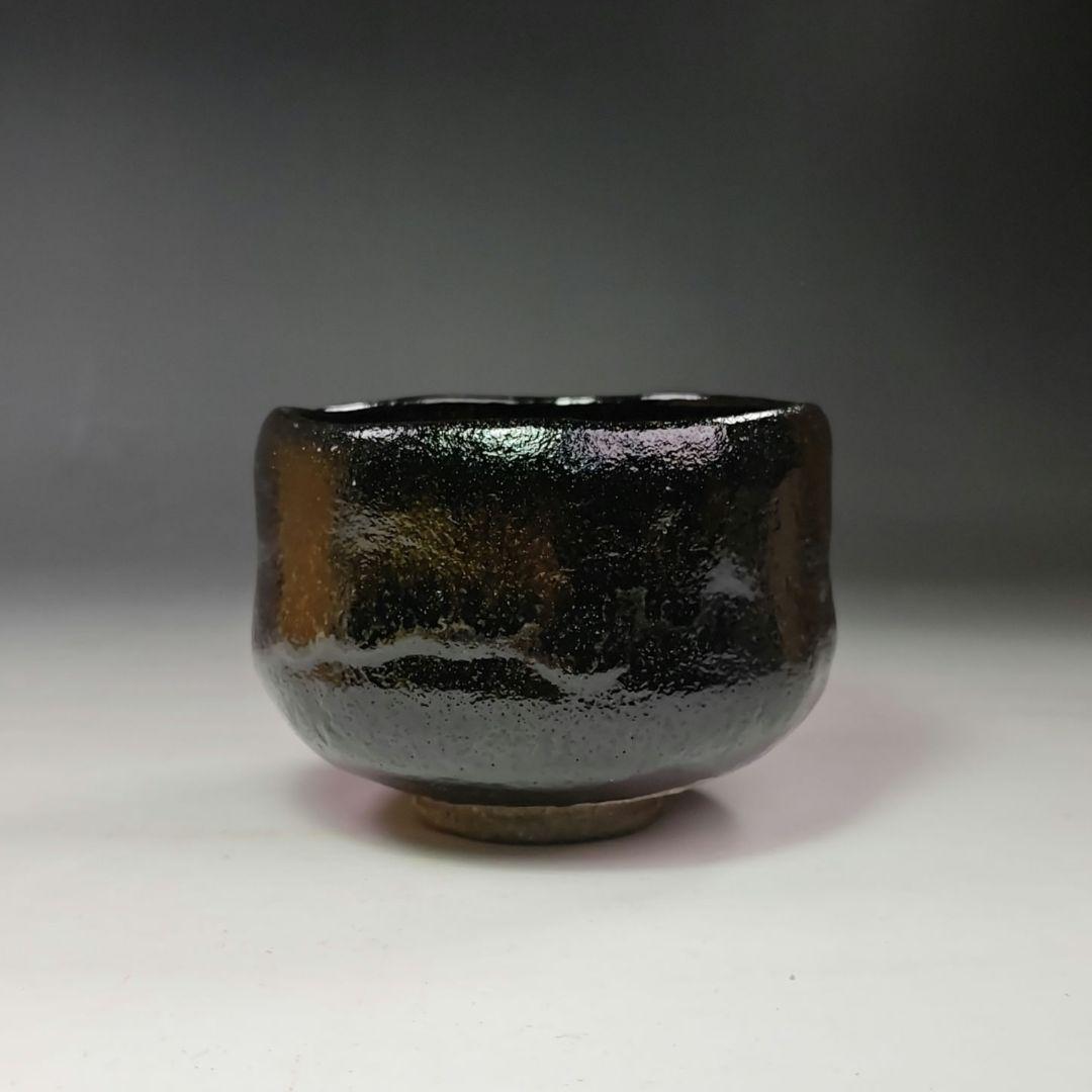 イ640 茶碗『園部玄哉作』『黒茶碗　銘　古今』『堀内宗完（兼中斎）極箱』茶道具