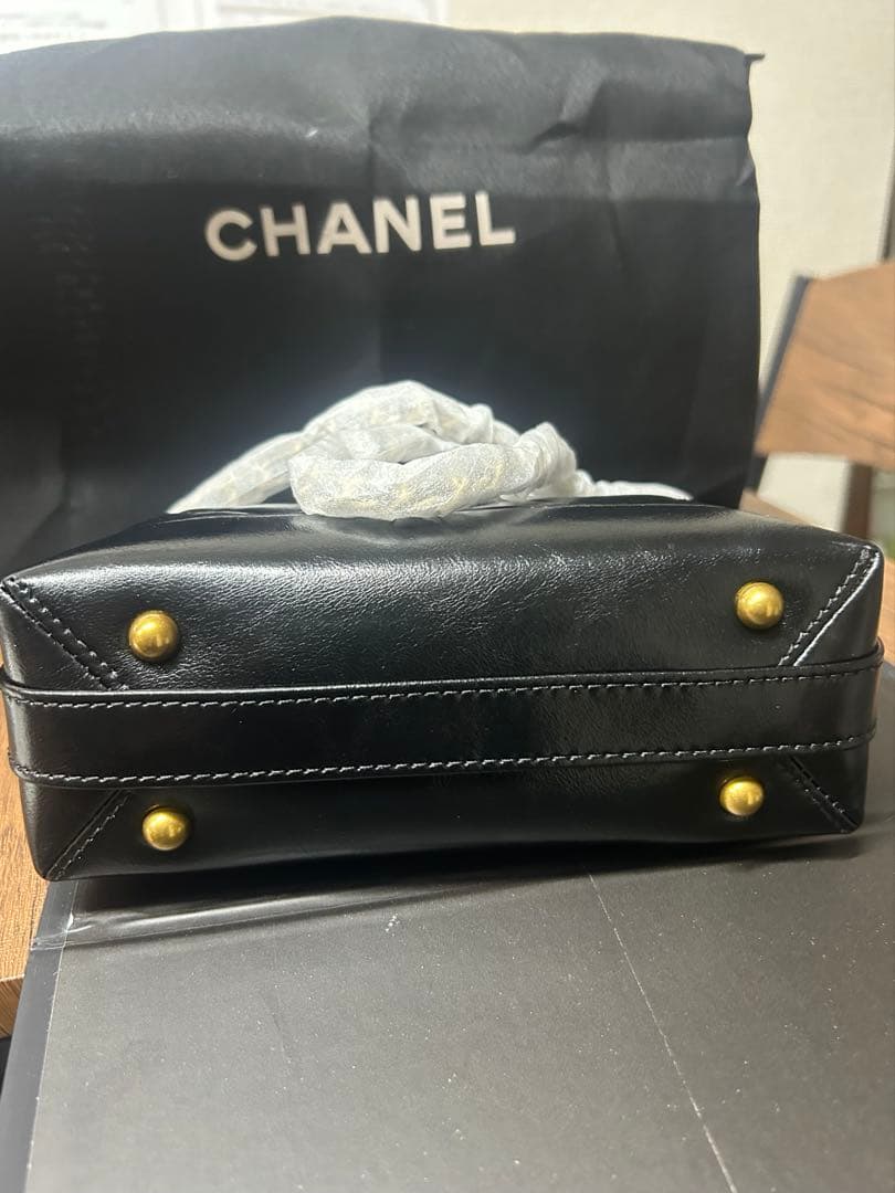 CHANEL(シャネル)ノベルティ★がま口ボストン型 ショルダーバッグ★