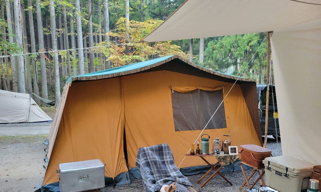 ドイツ製 ヴィンテージテント プーフ